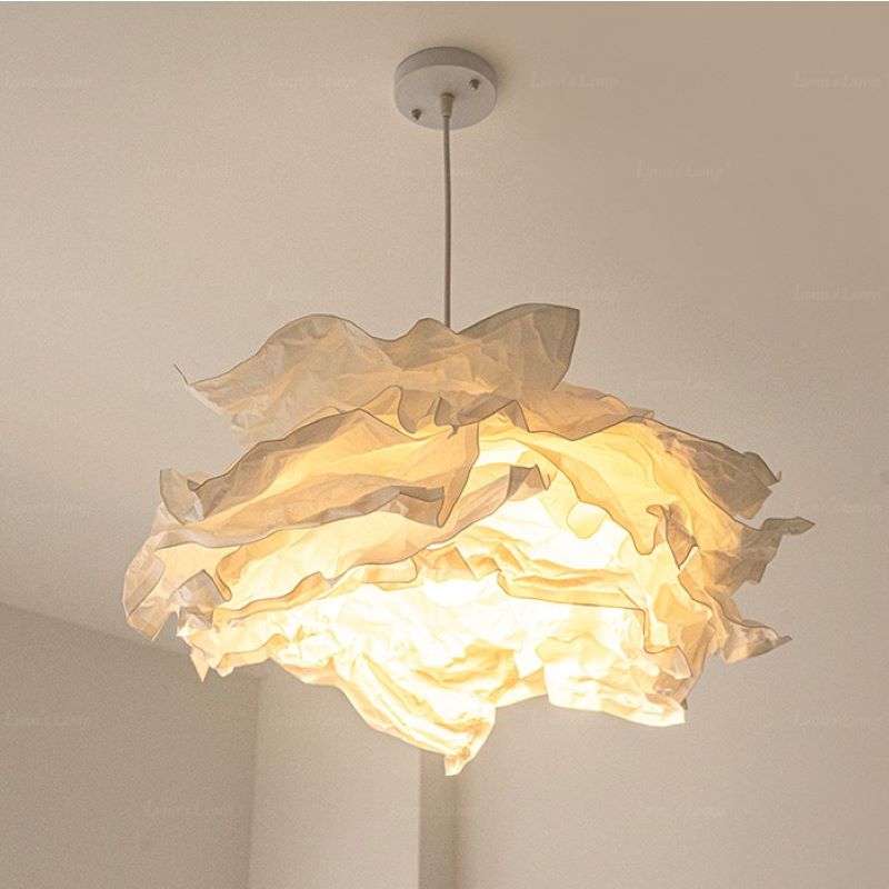 Ritta Pendant Light Wabi-sabi Cloud Paper - Neutral Decor