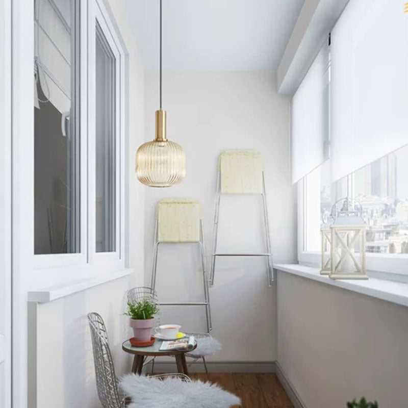 Valentina Pendant Light Crystal, Moru Glass, Cognac/Green/Grey, Kitchen Island - Neutral Decor
