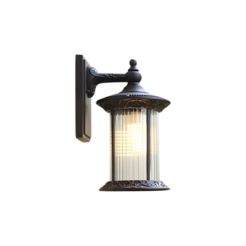 Silas Coffee Gold Vintage Outdoor Wall Lights