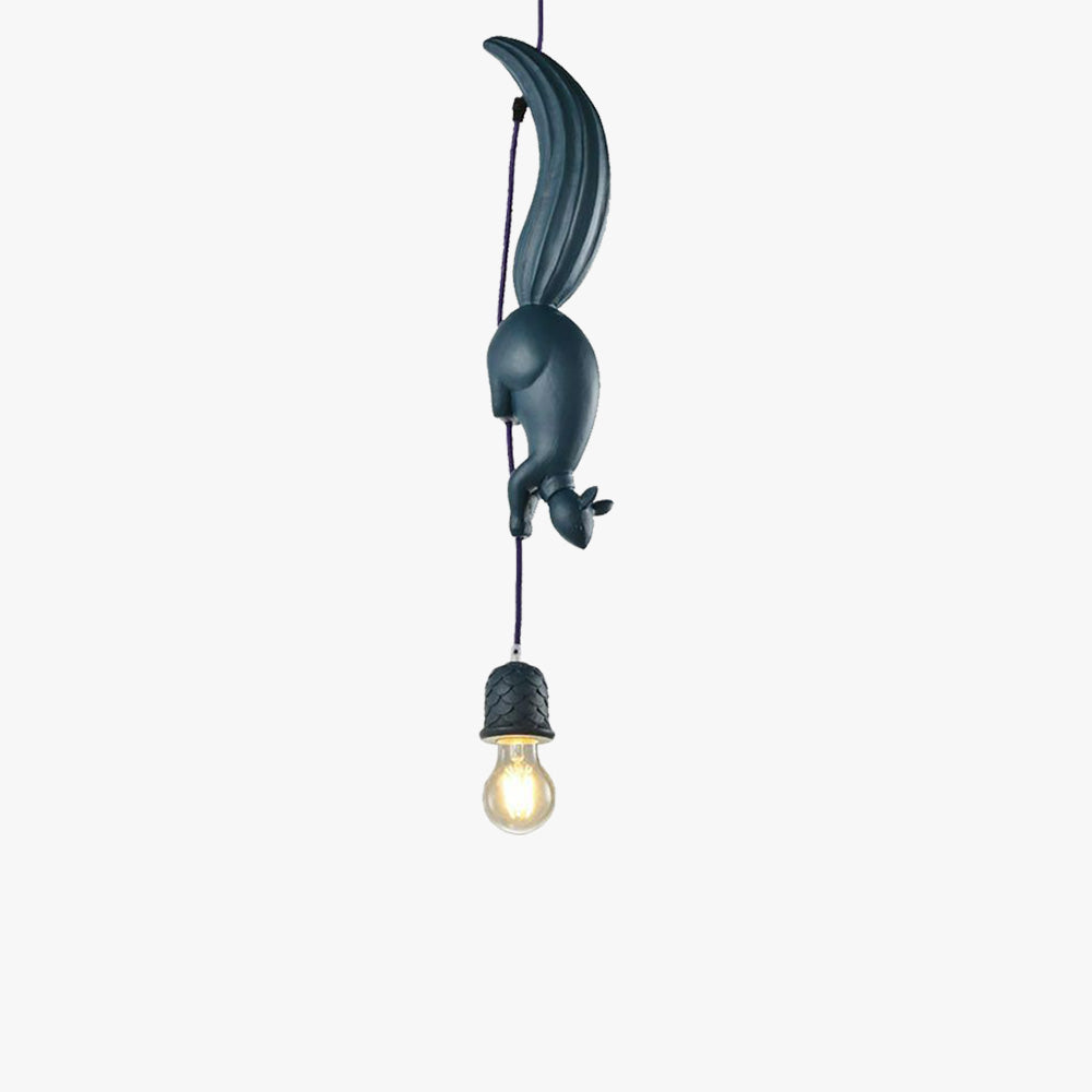 Aria Pendant Light Squirrel/Pinecone Modern, Resin, Restaurant - Neutral Decor