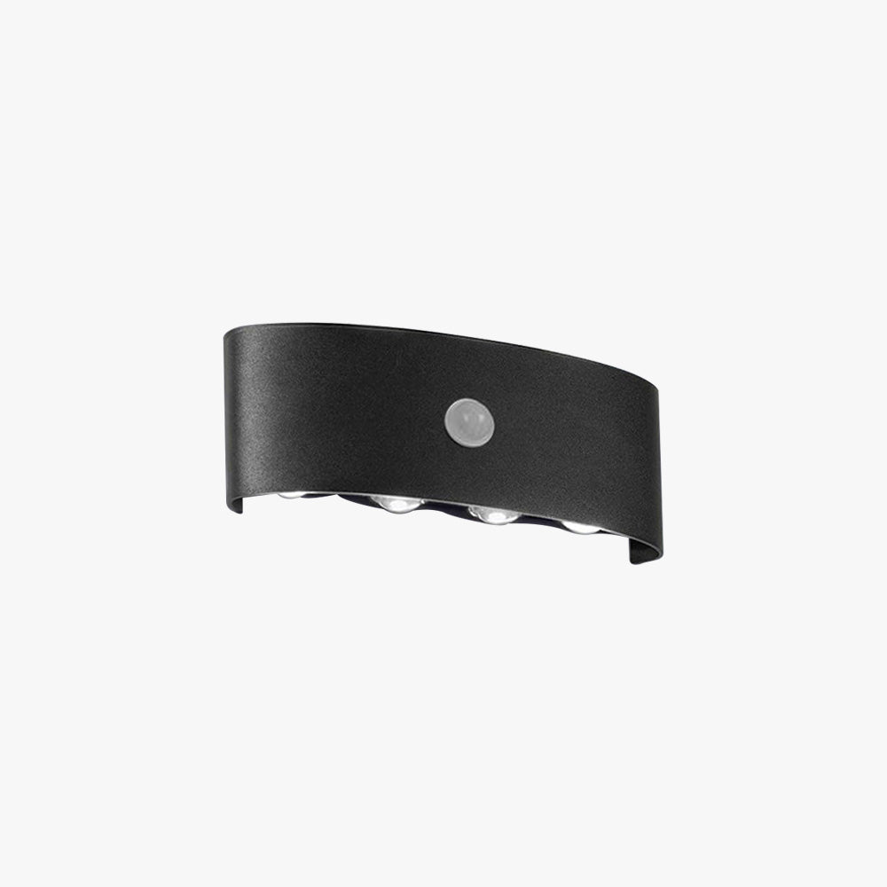 Ray Modern Simple Metal/Acrylic Fixtures Up And Down LED Light Wall Lamp, Black/White - Neutral Decor