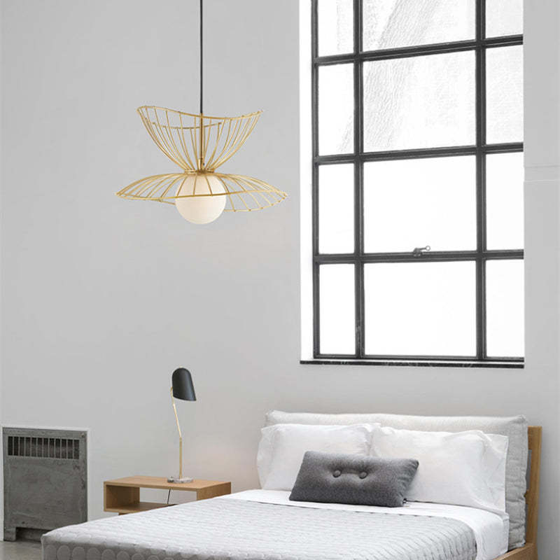 Ritta Pendant Light Modern, Metal, Gold/Black, Kitchen Island - Neutral Decor