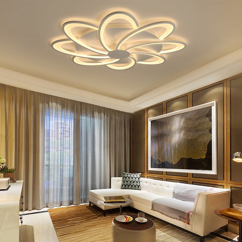 Arisha Flower Shape Ceiling Light White , 2 Style - Neutral Decor