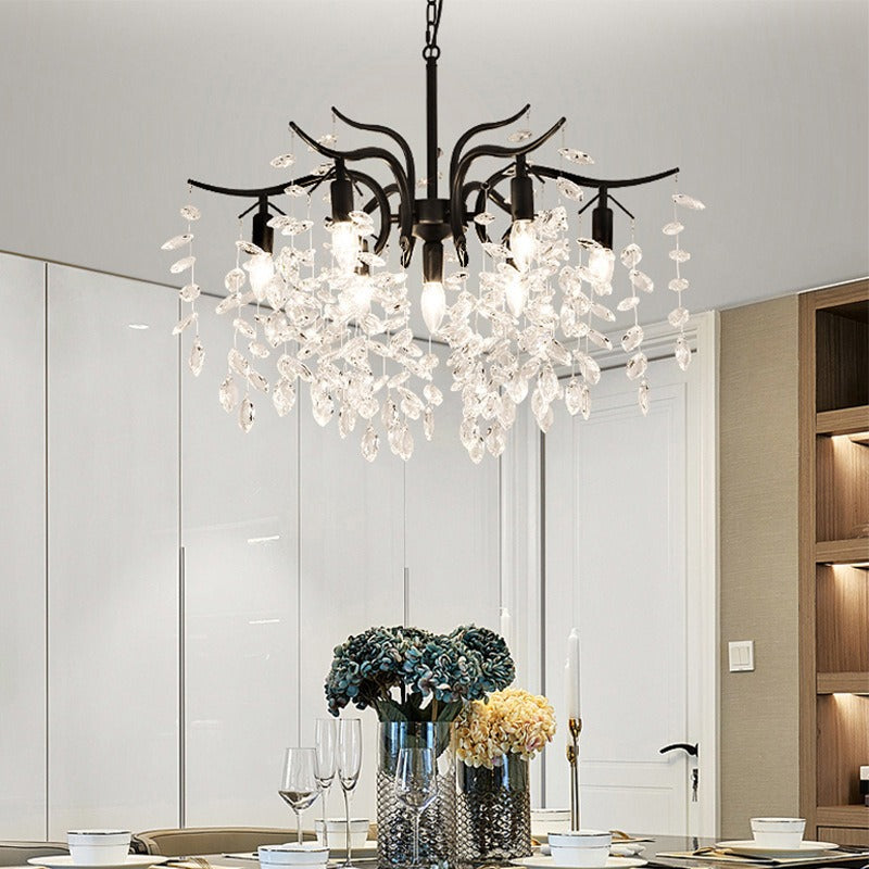 Kristy Luxury Wisteria Flower Crystal Chandelier