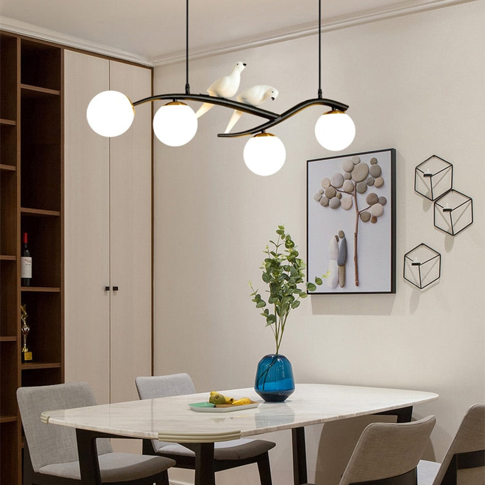 Arisha Mondern Bird Pendant Light, 2 Colour - Neutral Decor