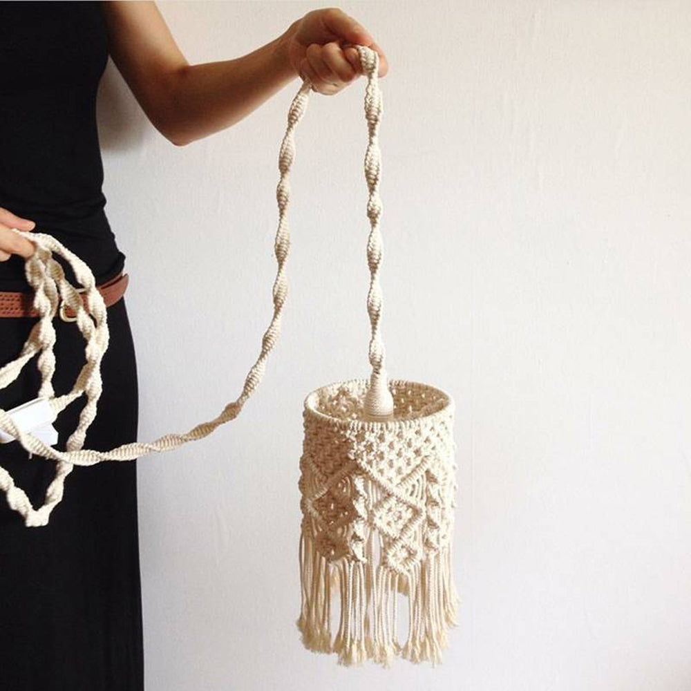 Ritta Pendant Light, 7 Style, Cotton Rope - Neutral Decor