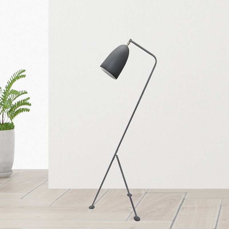 Morandi Modern Metal Cup Black Floor Lamp, Multi Colors - Neutral Decor
