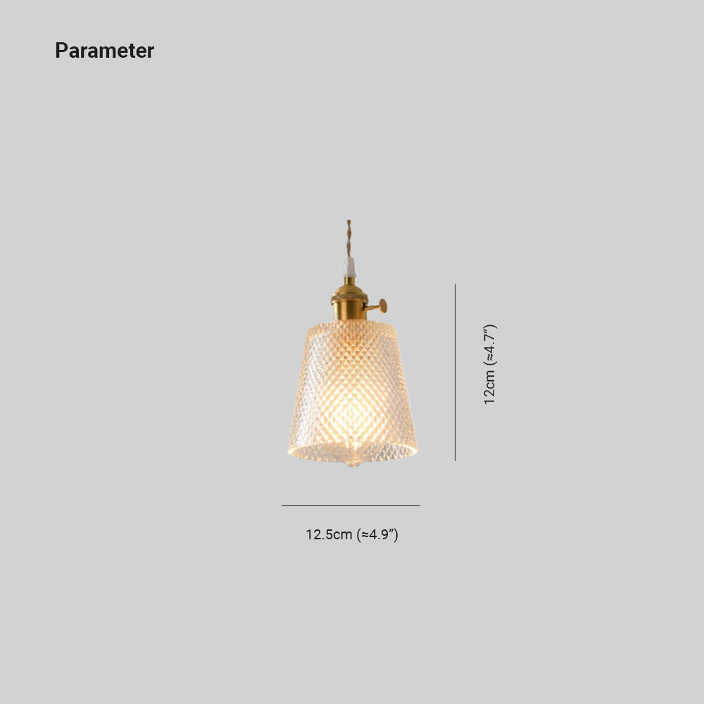 Valentina Art Deco Blown Brass & Glass Pendant Light, 7 Styles - Neutral Decor