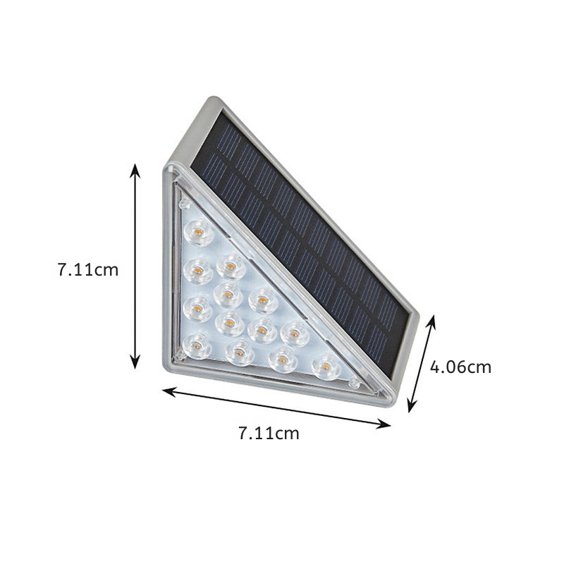 Ebenezer Triangle Automatic Wire-Free Modern ABS Outdoor Lights
