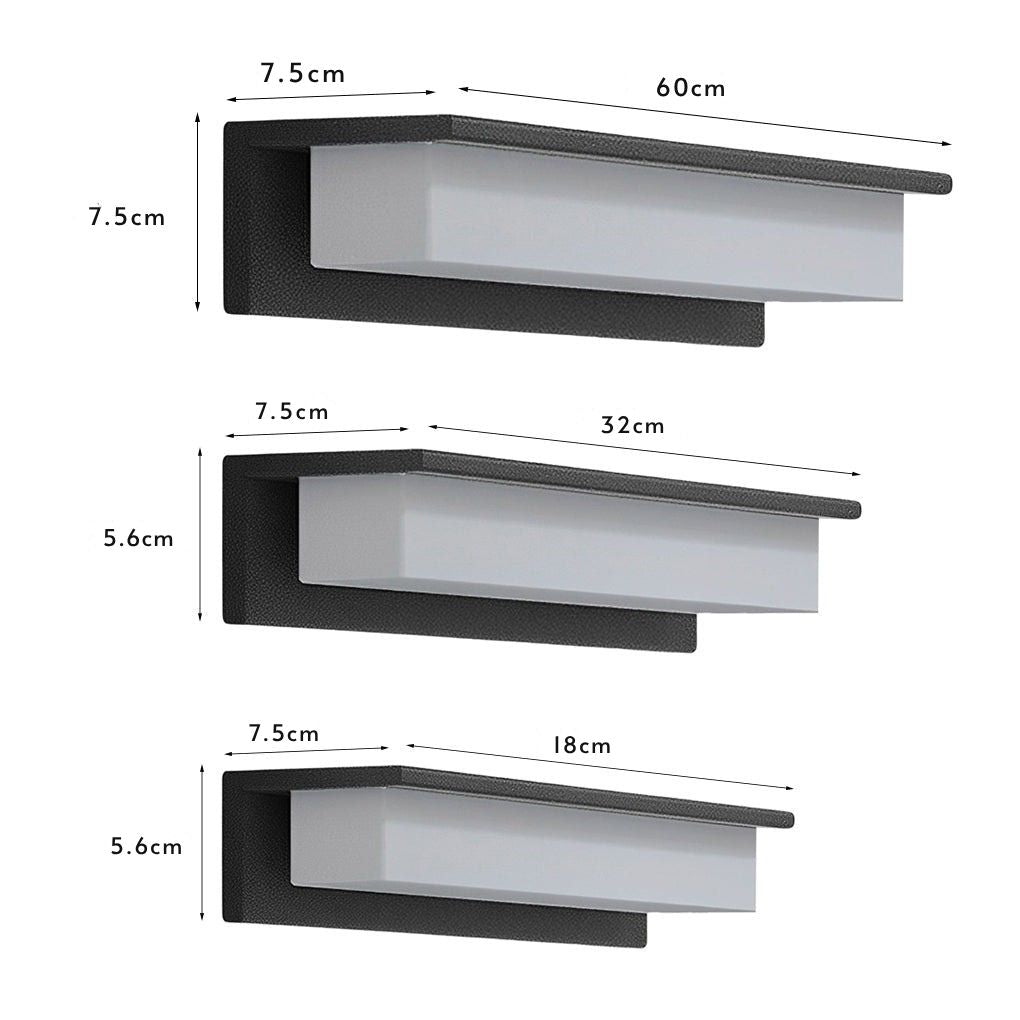 Pala Minimalist LED Modern Outdoor Wall Lamp