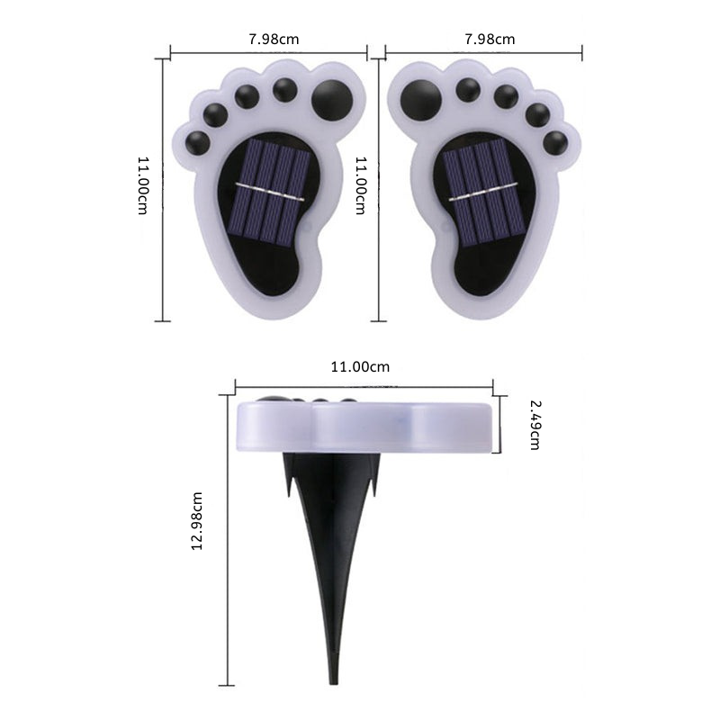 Julia Yard Solar LED ABS Outdoor Path Lights