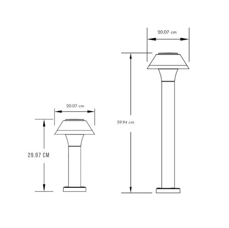 Loga LED Minimalist Nordic Outdoor Lights