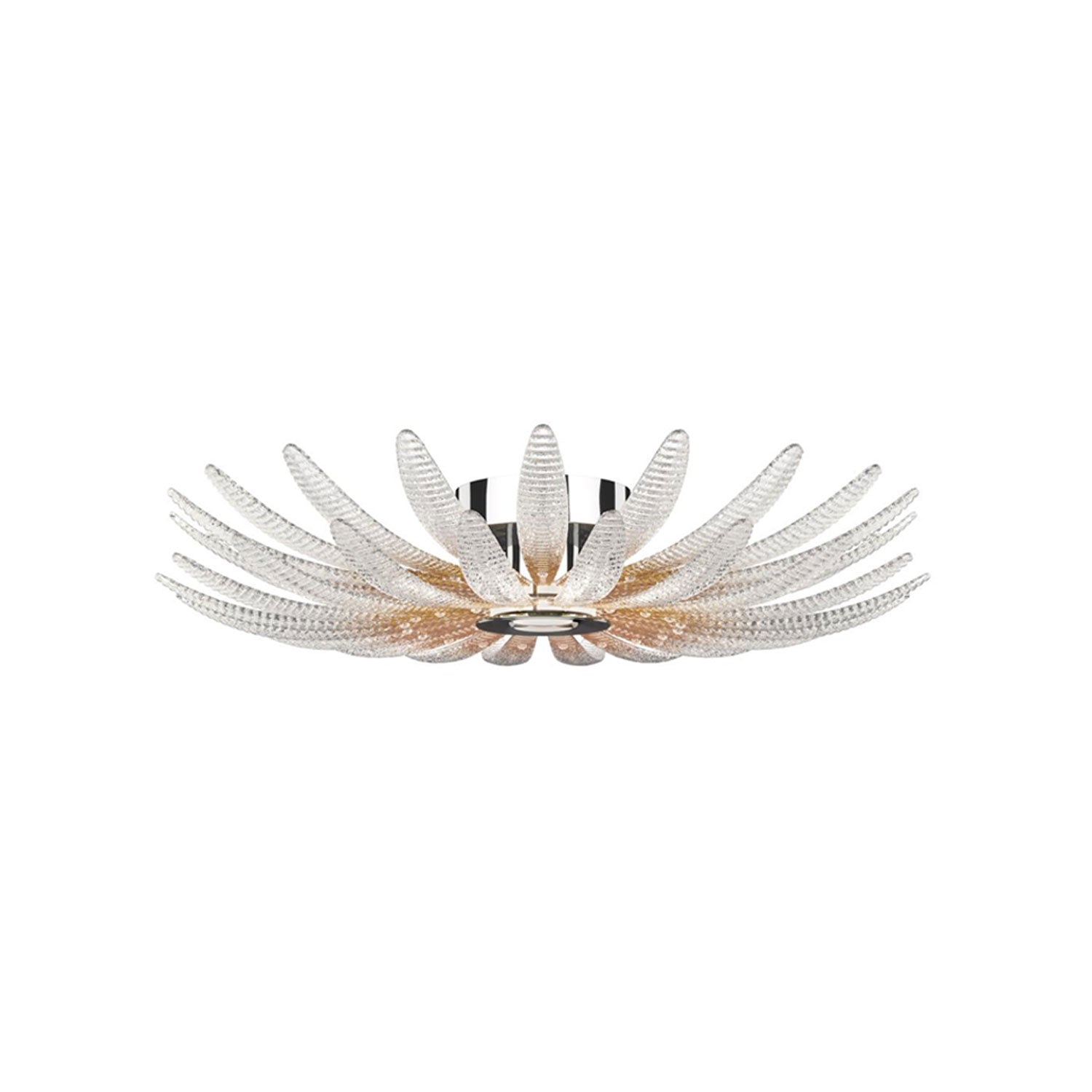 Aurelia Glass Petal Ceiling Light-Neutral Decor