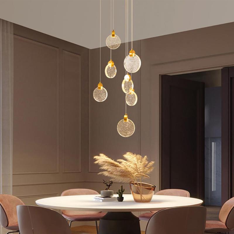 Kristy Luxury Circular Ripple Round Crystal Golden Chandelier - Neutral Decor