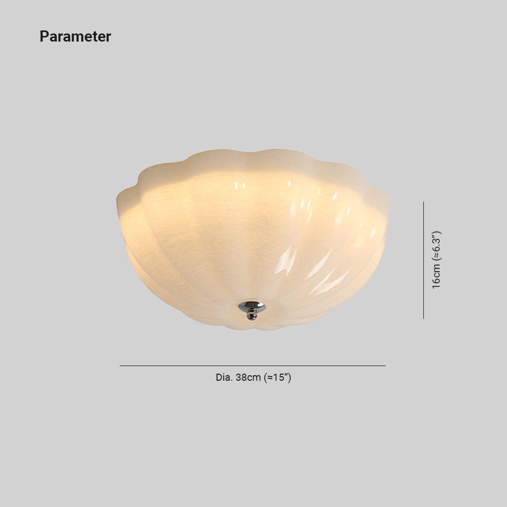 Arisha Modern Cute Design LED Flush Mount Ceiling Light White Bedroom - Neutral Decor