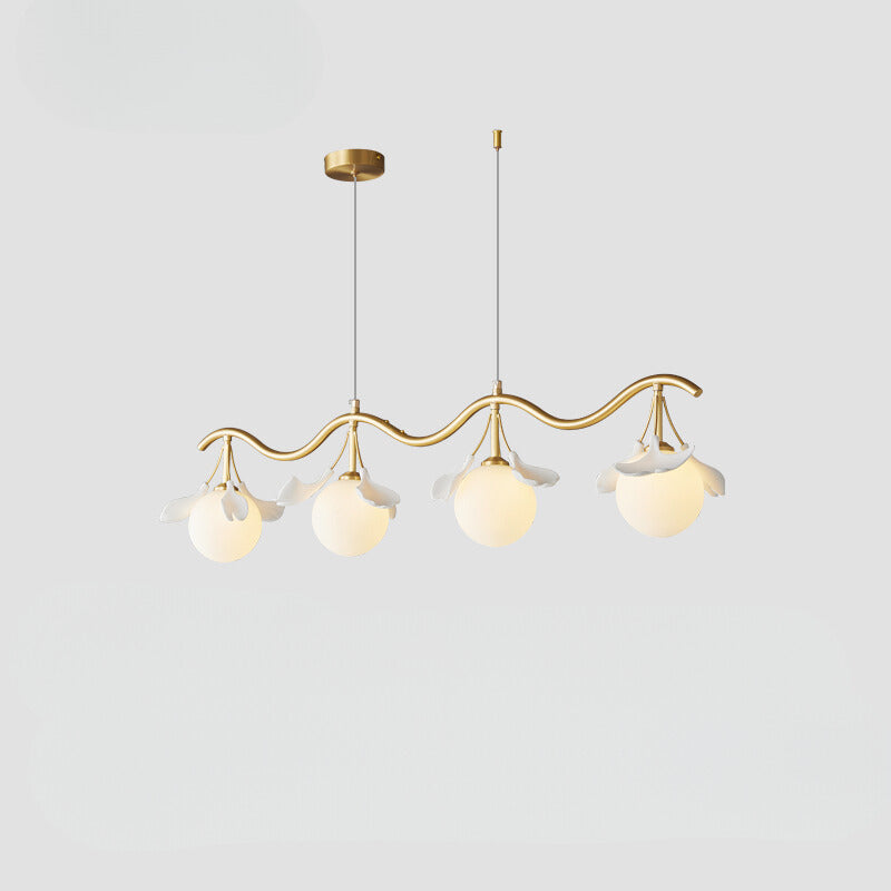Olivia Luxury Minimalist Chandelier Creative Leaf Glass Living Room - Neutral Decor