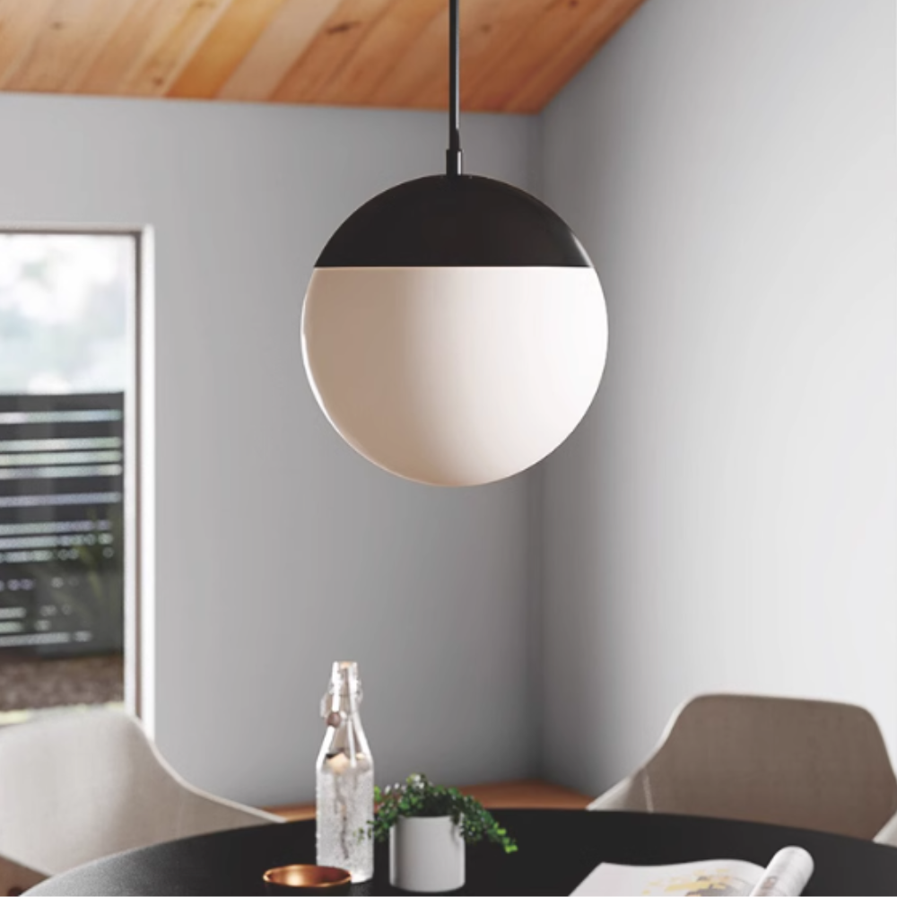 Hallie Modern PendantLight Metal Glass Living Room Dining Room Bedroom - Neutral Decor