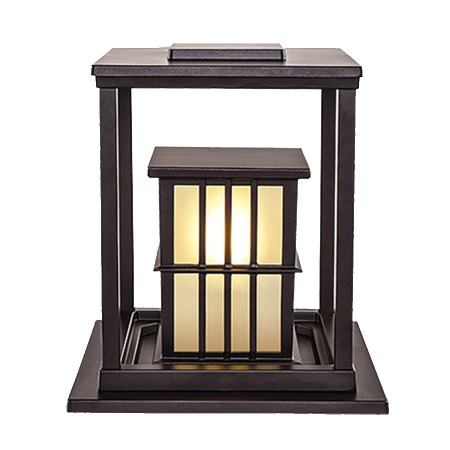 Lyndon Square Modern Style Outdoor Pillar Lights