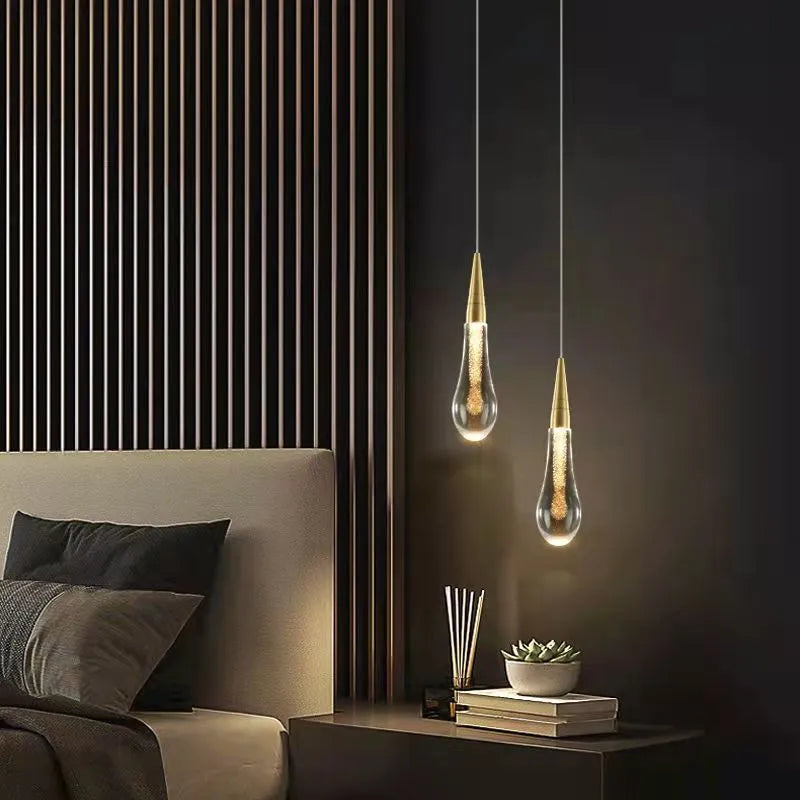 Orlith Pendant Light Gold Crystal-Neutral Decor