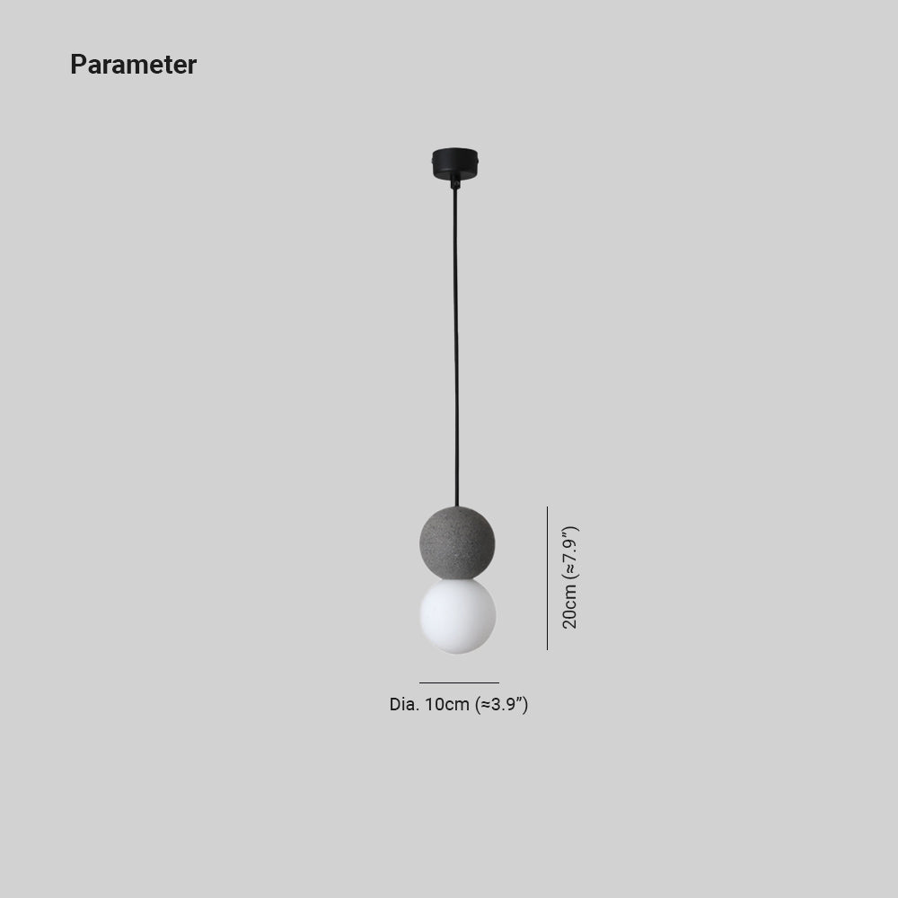 Avi Modern LED Pendant Light Black Metal Bedroom Living Room - Neutral Decor