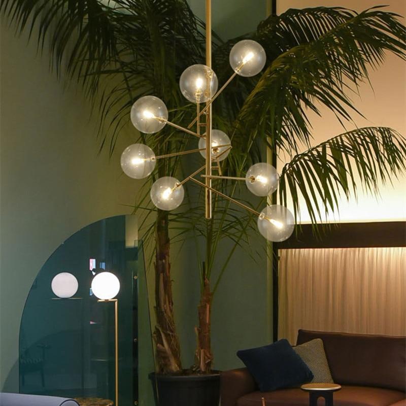 Valentina Bubble Branch Glass/Metal Chandelier, Kitchen/Dining Room - Neutral Decor