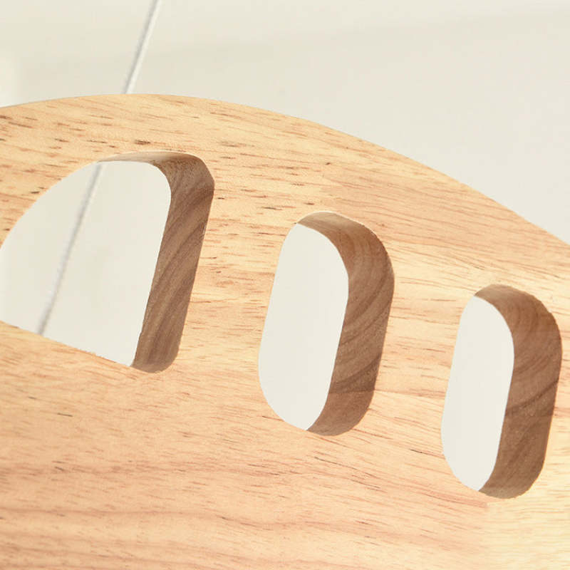 Arisha Vintage Airplane Shape Pendant Light, Wood - Neutral Decor