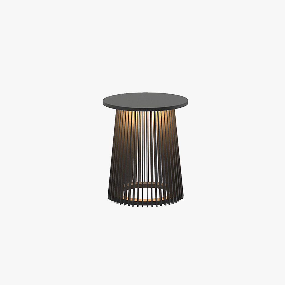 Ray Table Metal Rechargeable/Solar Metal&Acrylic Outdoor Floor Lamp - Neutral Decor