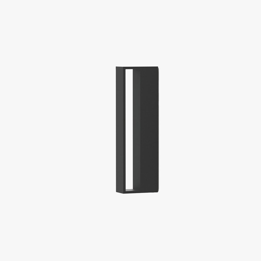 Ray Modern Hollow Outdoor Wall Lamp, Black/White - Neutral Decor