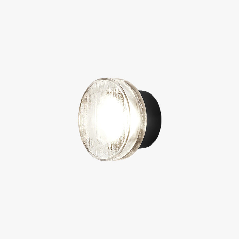 Ray Modern Mini Bubble Metal/Glass Outdoor Wall Lamp, Transparent - Neutral Decor