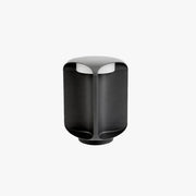 Ray Minimalist Cylinder Outdoor Floor Lamp, Metal/Glass, Black - Neutral Decor