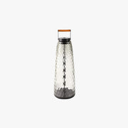 Ray Vintage Lantern Metal/Glass Outdoor Floor Lamp - Neutral Decor