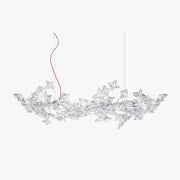 Olivia Luxury Star Acrylic Pendant Light, Living Room, Silver - Neutral Decor