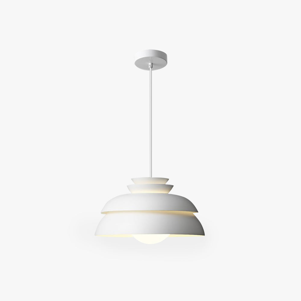 Valentina Modern White Pendant Light, Metal - Neutral Decor