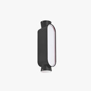 Ray Minimalist Up/Down Acrylic Outdoor Wall Lamp, Black/White - Neutral Decor