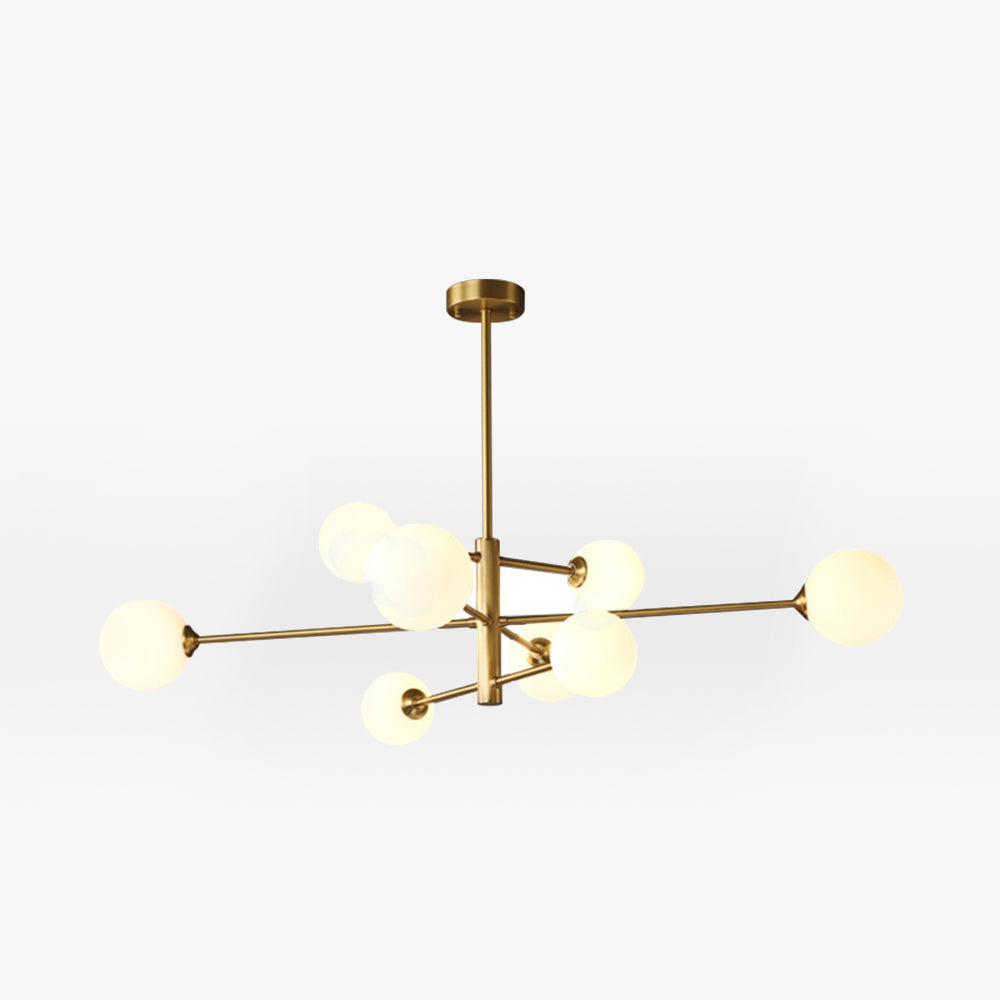 Valentina Modern Glass Shade Pendant Light, Copper/Black - Neutral Decor