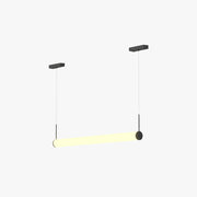 Ray Modern Cylinder White Pendant Light, Metal/Acrylic - Neutral Decor