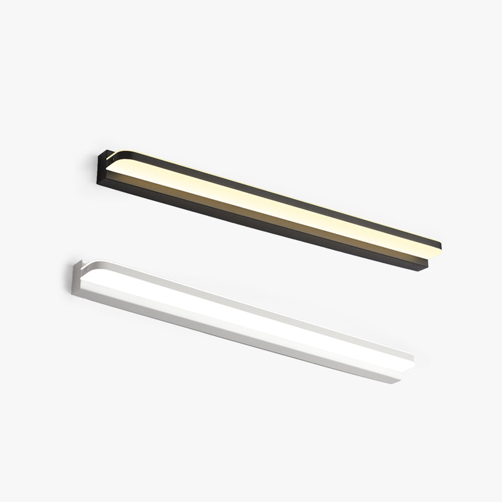 Arisha Wall Lamp Rectangular Modern, Acrylic Mirror, Black/White/Chrome/Gold, Bathroom - Neutral Decor