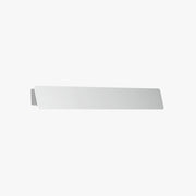Ray Industrial Linear Metal Outdoor Wall Lamp, Black/White - Neutral Decor