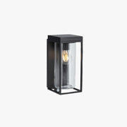 Ray Modern Rectangular Solar Waterproof Glass Outdoor Wall Lamp - Neutral Decor