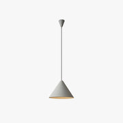 Arisha Minimalist Cone Metal Pendant Light, Grey - Neutral Decor