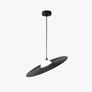Arisha Minimalist Star Ring Pendant Light,Black/White - Neutral Decor