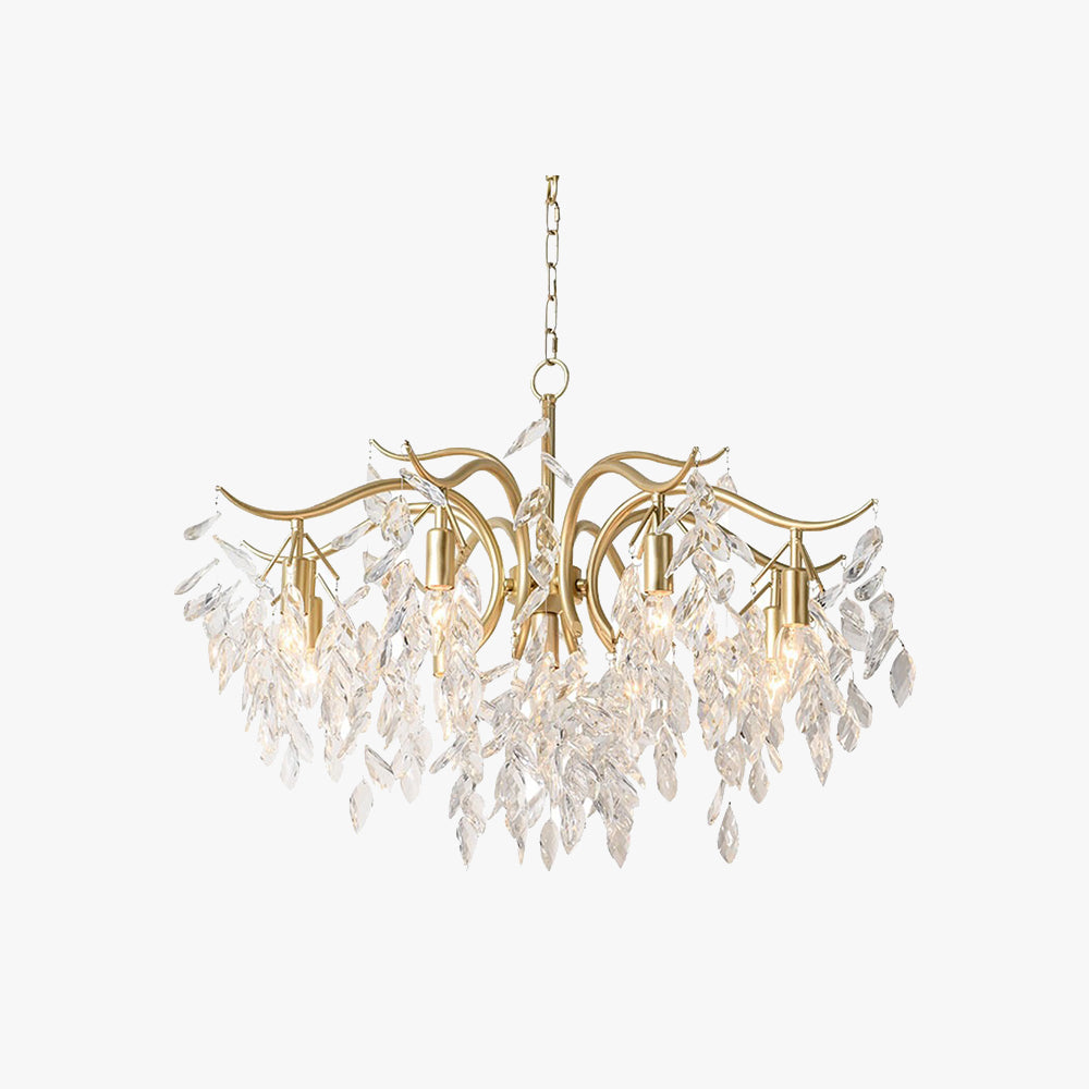 Kristy Luxury Wisteria Flower Crystal Chandelier