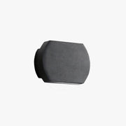 Ray Minimalist Geometric Metal Outdoor Wall Lamp, Black/Grey - Neutral Decor