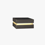 Corvex Outdoor Lamp Modern Concave Black Solar-Neutral Decor