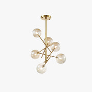 Valentina Bubble Branch Glass/Metal Chandelier, Kitchen/Dining Room - Neutral Decor
