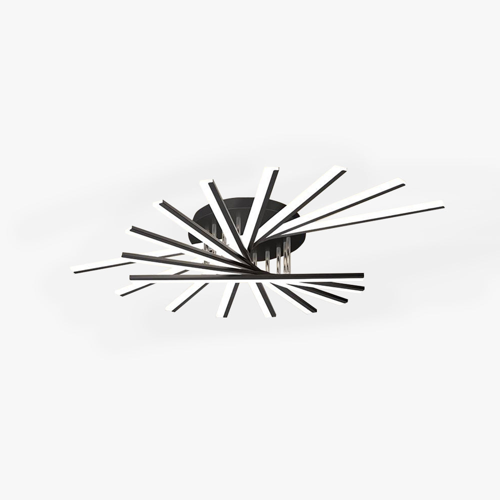 Arisha Linear Flush Mount Ceiling Light, 4 Colour - Neutral Decor