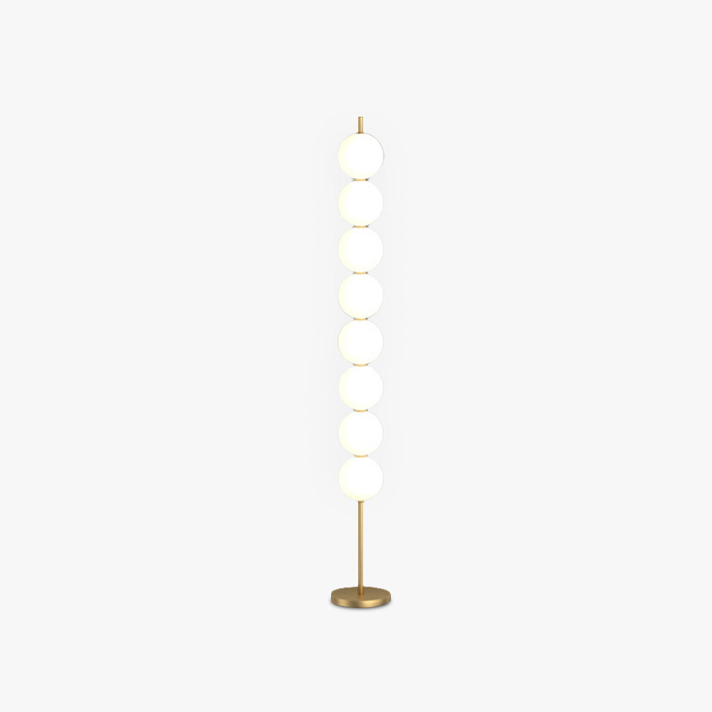Mira Modern Candy Acrylic/etal Floor Lamp, Brass - Neutral Decor