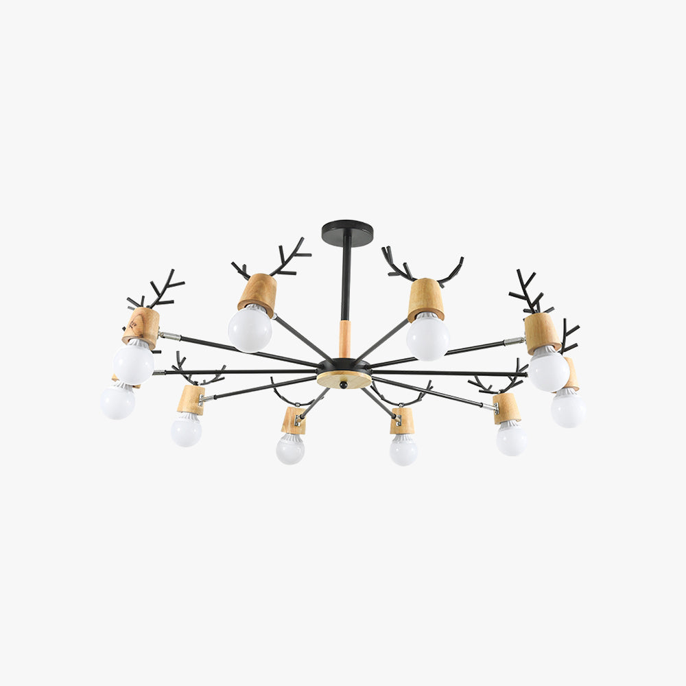 Valentina Deer Pendant Light, 7 Colour, 4 Style - Neutral Decor