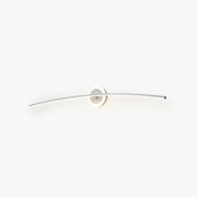 Arisha Modern Linear Metal Wall Lamp, White - Neutral Decor