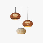 Ray Modern Lantern Pendant Light, Metal/Acrylic, Beige/Coffee - Neutral Decor